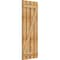 Ekena Millwork Spaced Board-n-Batten Shutters w/Z-Bar, Rough Sawn Western Red Cedar, 23W x 59H, PR RBS06Z23X059RWR - alternate 5